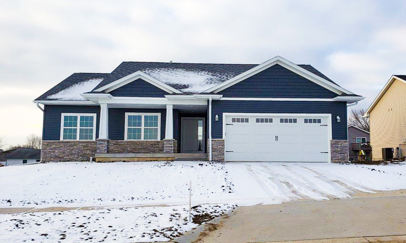 Apex Construction Iowa City IA New Home 110 Cherry Lane Riverside Iowa external