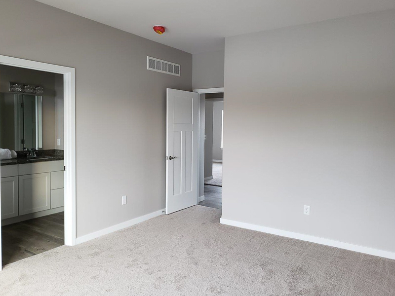Apex Construction Iowa City IA New Home 110 Cherry Lane Riverside Iowa bedroom